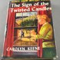 Nancy Drew The Sign of the Twisted Candles by Carolyn Keene Blue Tweed Boards