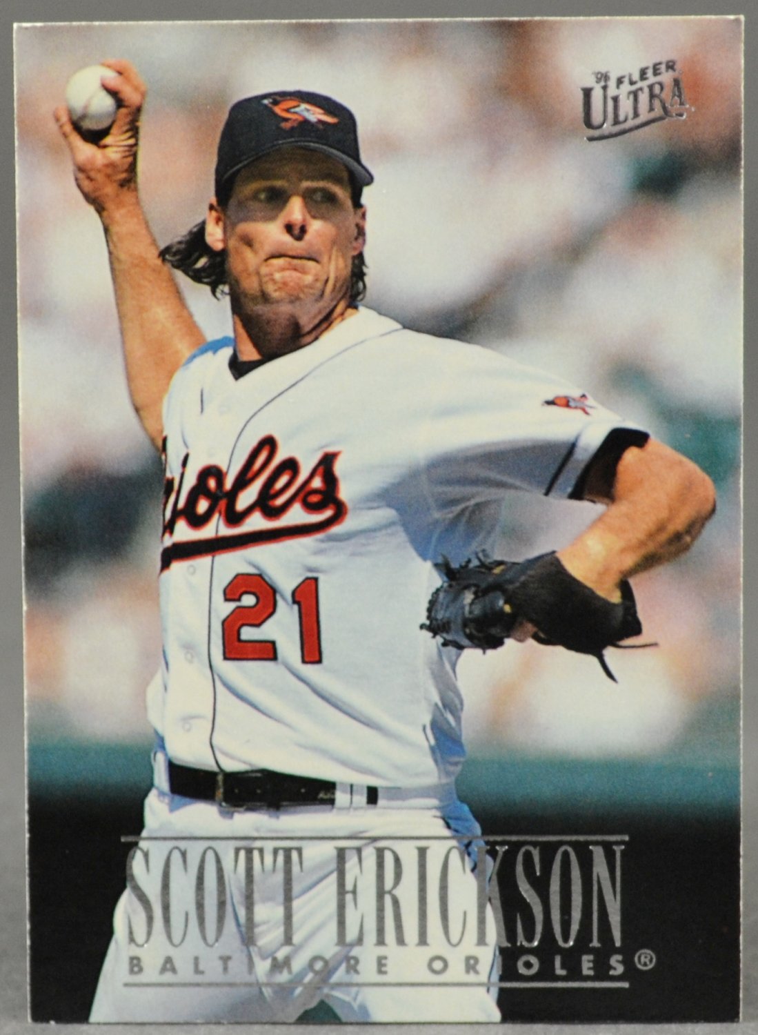 1996 Ultra Scott Erickson MLB #4 Baseball Trading Card Orioles