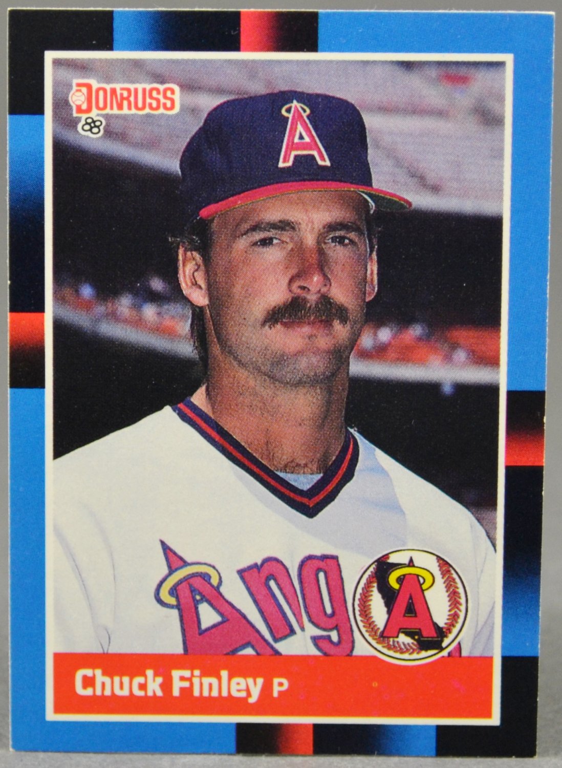 1988 Donruss Chuck Finley MLB 530 Baseball Trading Card Angels
