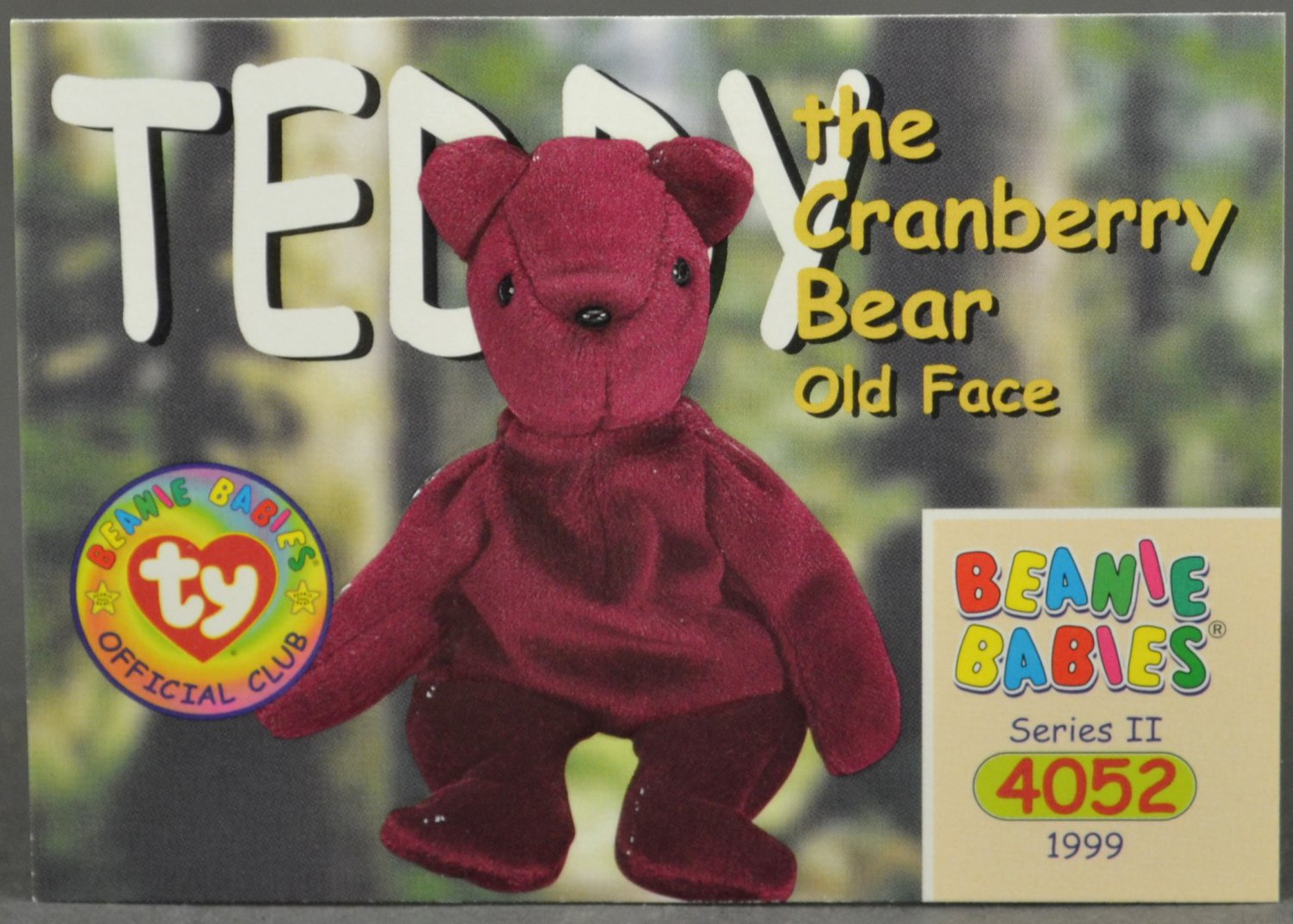 Cranberry best sale beanie baby