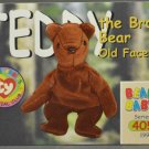1999 Teddy Brown Bear w/ Old Face #235 Trading Card Ty Beanie Babies Series II 1999 Teddy Brown Bear w/ Old Face #235 Trading Card Ty Beanie Babies Series II
