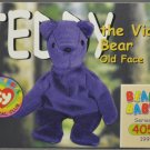 1999 Teddy Violet Bear w/ Old Face #240 Trading Card Ty Beanie Babies Series II 1999 Teddy Violet Bear w/ Old Face #240 Trading Card Ty Beanie Babies Series II