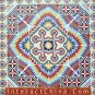 Hand Cross Stitch Quilt Tapestry Throw 40x64" Embroidery Textile Sewing Art #118