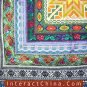 Hand Cross Stitch Quilt Tapestry Throw 53x74" Embroidery Textile Sewing Art #122