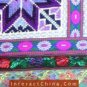 Hand Cross Stitch Quilt Tapestry Throw 25x62" Embroidery Textile Sewing Art #126