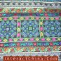 Hand Cross Stitch Quilt Tapestry Throw 22x60" Embroidery Textile Sewing Art #127