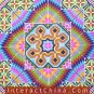 Hand Cross Stitch Quilt Tapestry Throw 34x62" Embroidery Textile Sewing Art #137