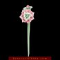 Deluxe Porcelain Hair Accessories Stick Pin 100% Handcrafted Jingdezhen Art #101 - FREE SHIPPING
