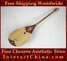 Uyghur Lute Silk Road String Musical Instrument Xinjiang World Music Dombura 60cm