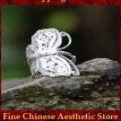 Fine 99 Ring High Purity Sterling Silver Jewelry 100% Handcrafted Art #102