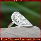 Fine 99 Ring High Purity Sterling Silver Jewelry 100% Handcrafted Art #104