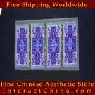 Hand Cross Stitch Quilt Tapestry Throw 15x74" Embroidery Textile Sewing Art #128