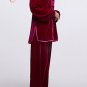 Flowing Unisex Velvet Suit for Tai Chi and Leisure Time in Chinese Style #108