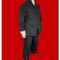 100% Cotton Black Kung Fu Martial Arts Tai Chi Uniform Suit XS-XL or Tailor Custom Made