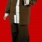100% Cotton Brown Kung Fu Martial Arts Tai Chi Uniform Suit XS-XL or Tailor Custom Made