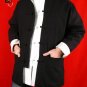 100% Cotton Black Kung Fu Martial Arts Tai Chi Jacket Coat XS-XL or Tailor Custom Made