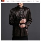 Classic Chinese Tai Chi Kungfu Green Jacket Blazer - Lightweight Silk Blend #202