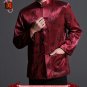 Classic Chinese Tai Chi Kungfu Red Jacket Blazer - Lightweight Silk Blend #203