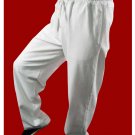 Fine Linen White Kung Fu Martial Arts Taichi Pant Trousers XS-XL or Tailor Custom Made
