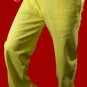 Fine Linen Golden Kung Fu Martial Arts Taichi Pant Trousers XS-XL or Tailor Custom Made