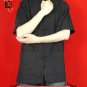 Premium Linen Black Kung Fu Martial Arts Tai Chi Shirt Clothing XS-XL or Tailor Made
