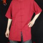 Premium Linen Red Kung Fu Martial Arts Tai Chi Shirt Clothing XS-XL or Tailor Made
