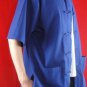 Fine Linen Blue Kung Fu Martial Arts Tai Chi Shirt Clothing XS-XL or Tailor Custom Made