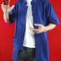 Fine Linen Blue Kung Fu Martial Arts Tai Chi Shirt Clothing XS-XL or Tailor Custom Made