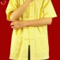 Fine Linen Golden Kung Fu Martial Arts Tai Chi Shirt Clothing XS-XL or Tailor Custom Made