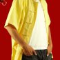100% Cotton Golden Kung Fu Martial Arts Tai Chi Shirt Clothing XS-XL or Tailor Custom Made