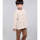 100% Handmade Boys Long Sleeve Kung Fu Tai Chi Martial Arts Kids Jacket #104
