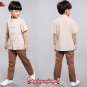 100% Handmade Boys Kung Fu Tai Chi Shirt Martial Arts Costume Kids Uniform #104