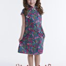 Handmade Girls Dress Chinese Cheongsam Qipao Children Kids Cotton Clothing #107