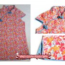 Handmade Girls Dress Chinese Cheongsam Qipao Children Kids Cotton Clothing #112