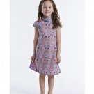 Handmade Girls Dress Chinese Cheongsam Qipao Children Kids Cotton Clothing #115