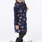 Handmade Girls Cotton Dress Overcoat Chinese Cheongsam Qipao Kids Clothing #202