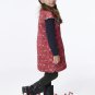 Handmade Girls Cotton Dress Overcoat Chinese Cheongsam Qipao Kids Clothing #205