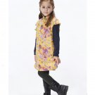 Handmade Girls Cotton Dress Overcoat Chinese Cheongsam Qipao Kids Clothing #208