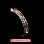 Fine Tibetan Coral Jewelry 925 Silver Cuff Bracelet  100% Handcraft #101