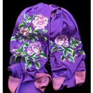 Premium Fine Natural Suzhou Silk Scarf 100% Hand Sewn Chinese Embroidery Art #117