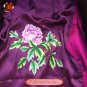 Premium Fine Natural Suzhou Silk Scarf 100% Hand Sewn Chinese Embroidery Art #121