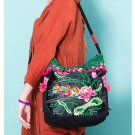 100% Handmade Handbag Purse Shoulder Sling Bag - Fine Oriental Embroidery Art #169