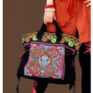100% Handmade Handbag Purse Satchel Duffle Bag - Fine Oriental Embroidery Art #119
