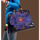 100% Handmade Handbag Purse Satchel Duffle Bag - Fine Oriental Embroidery Art #124