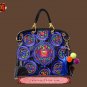 100% Handmade Handbag Purse Satchel Duffle Bag - Fine Oriental Embroidery Art #124