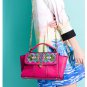 100% Handmade Handbag Purse Satchel Duffle Bag - Fine Oriental Embroidery Art #178