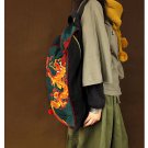 100% Handmade Handbag Purse Backpack Tribal Bag - Fine Oriental Embroidery Art #102