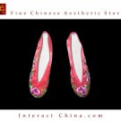 Handmade Flat Women Shoes Embroidered Chinese Oriental Chic #151- SizeUS 8.5/UK 6/Euro 39/AUS 7