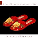 Women Vintage Slip On Slipper Sandal Flip Flop Shoes - Handmade Sequin Artwork #104