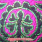 Asian Vintage Textile Art Antique Applique Embroidery 100% Ethnic Needlework #161